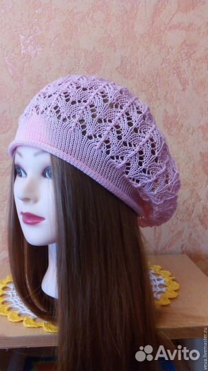 Ажурные летние беретики для настоящих Леди