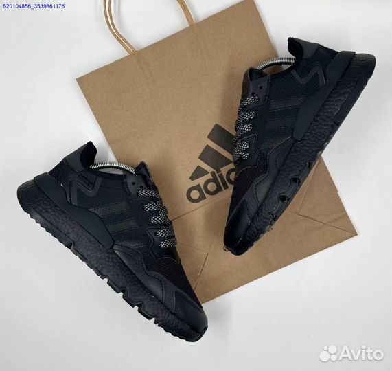 Кроссовки Adidas Nite Jogger Black (Арт.46282)