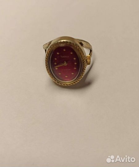 Часы-кольцо. ссср. Позолота. Au