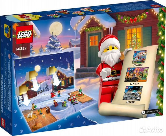 Новый Lego City 60352 Адвент календарь