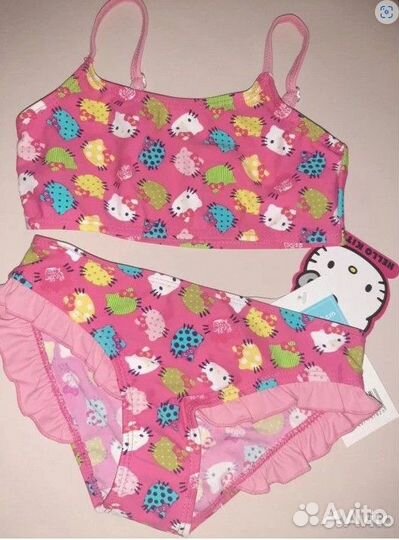 Hello kitty новый купальник 116 детский