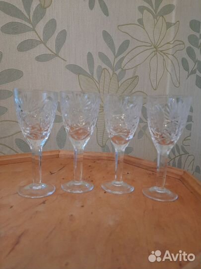 Хрустальные рюмки СССР