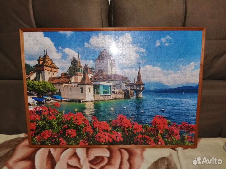 Картина из пазл, в рамке с акриловым стеклом