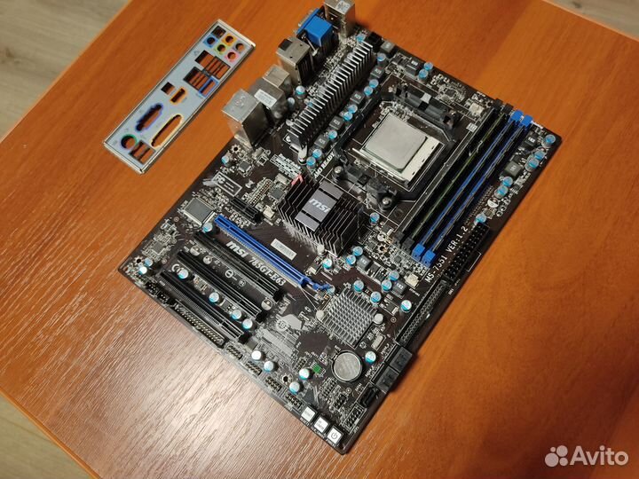 Материнская плата + Phenom II X4 920