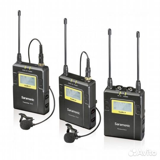 Saramonic UwMic9 TX9+TX9+RX9 радиопетличка с 2 пер