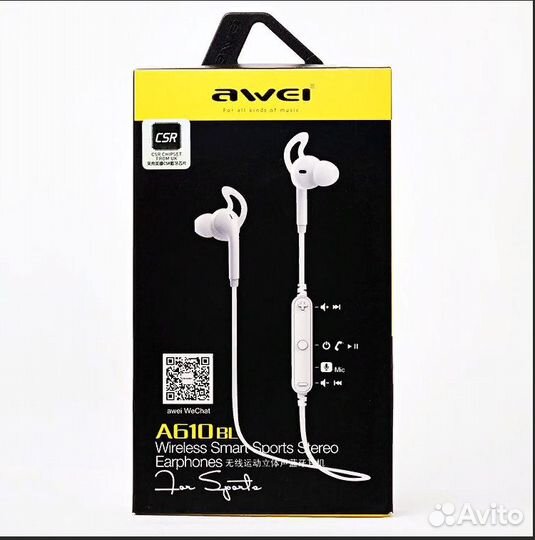 Наушники MP3/MP4 awei (A610BL) sport Bluetooth