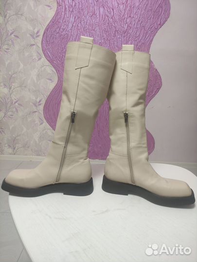 Сапоги женские натуральная кожа 40 размер