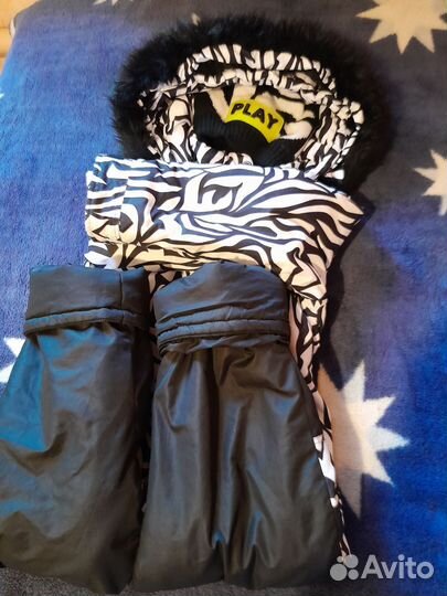 Зимний комбинезон для девочки 122