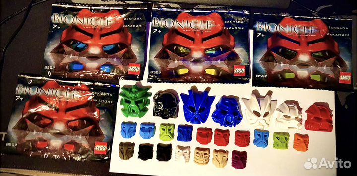 Bionicle маски, краны, диски канока