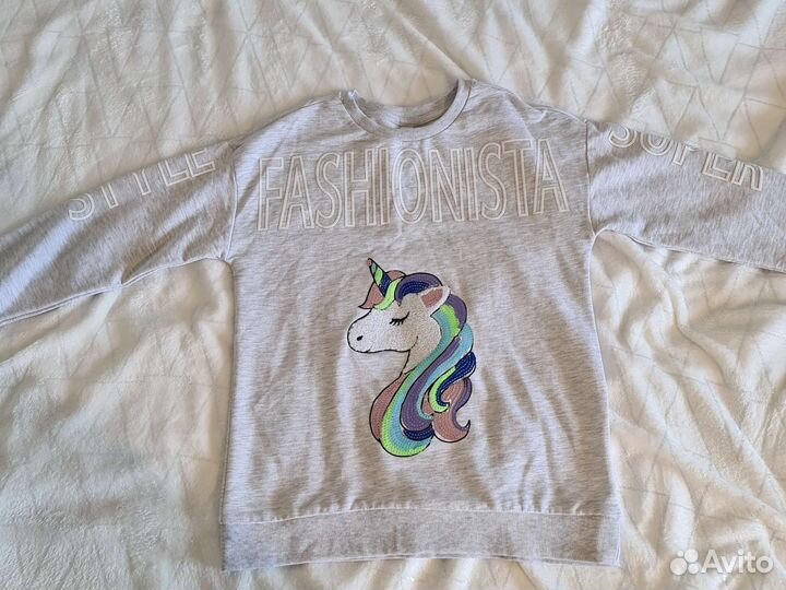 Свитшот acoola для девочки с единорогом