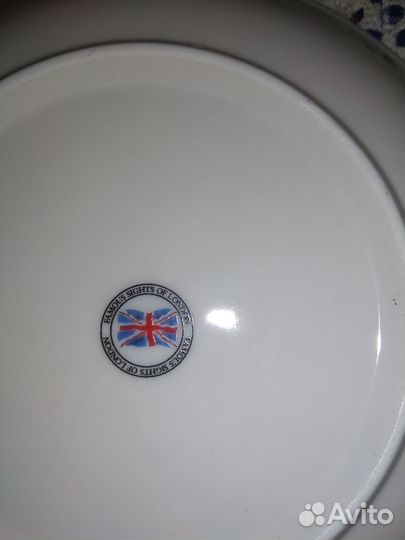 Тарелка Лондон с знаменитыми местами