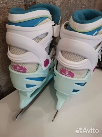 Коньки Nordway раздвижные р. 31-36