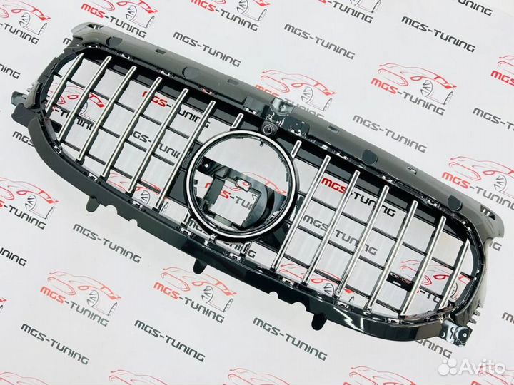 Решетка Mercedes GLA H247 GT Chrome не AMG пакет