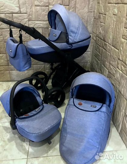 Коляска 3 в 1 Verdi Mirage (Джинс)