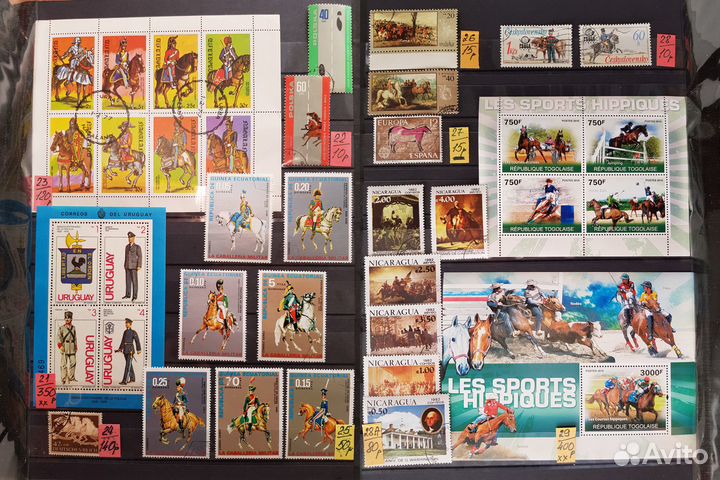 Марки. Лошади. Униформа. Оружие