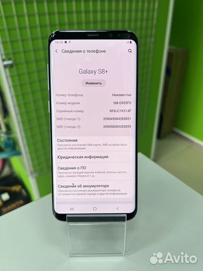 Телефон Samsung galaxy S8 plus 4/64gb