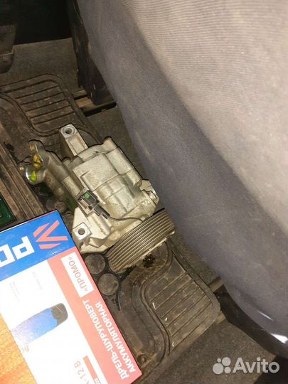 Компрессор кондиционера hr15de, nissan