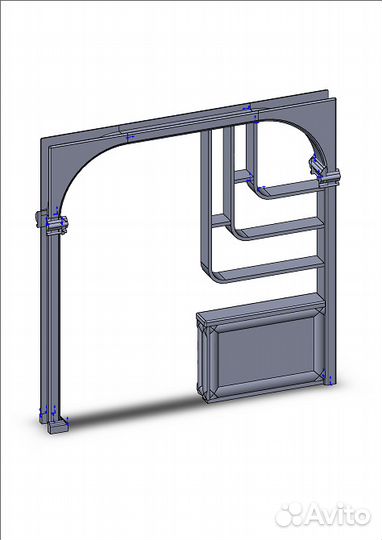 Арка декоративная с художественным оформлением