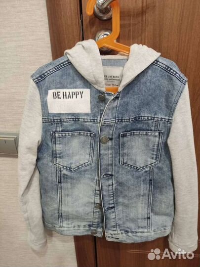 Джинсовая куртка для мальчика на 10-12 лет