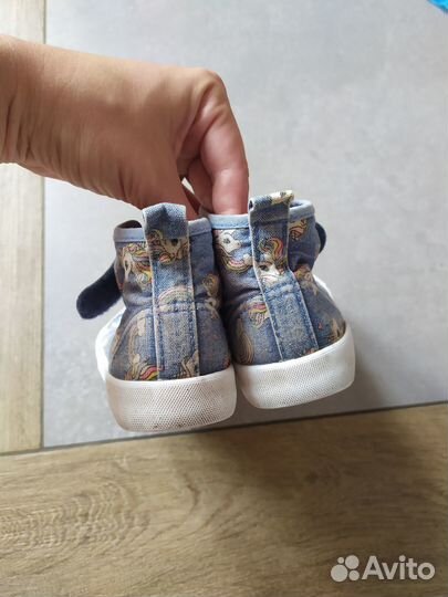 Кеды hm для девочки 27 размер