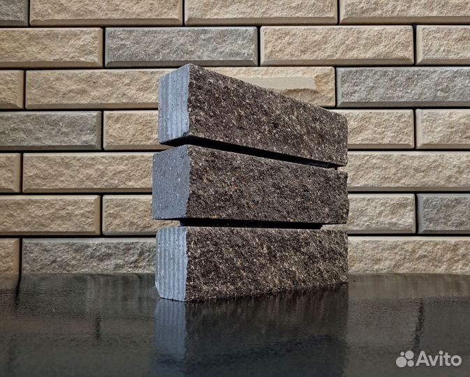 Кирпич облицовочный половинка