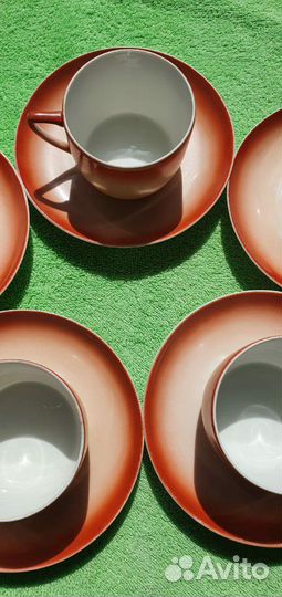 Сервиз из 5ти чайных пар Вербилки 1940-е годы