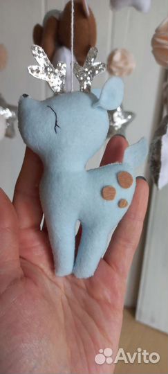 Мобиль на кроватку с подсветкой