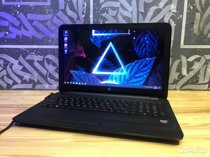 Шустрый ноутбук HP 2видеокарты/6gb/SSD/Full-HD