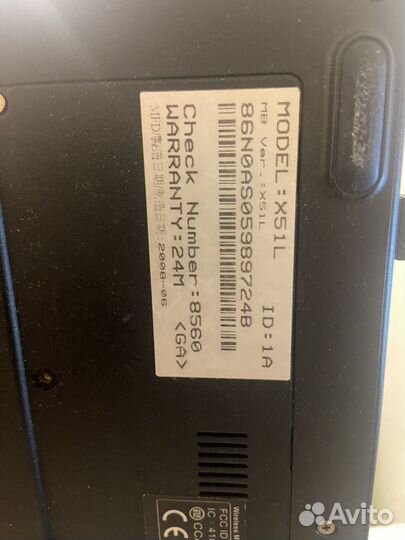 Ноутбук Asus x51l