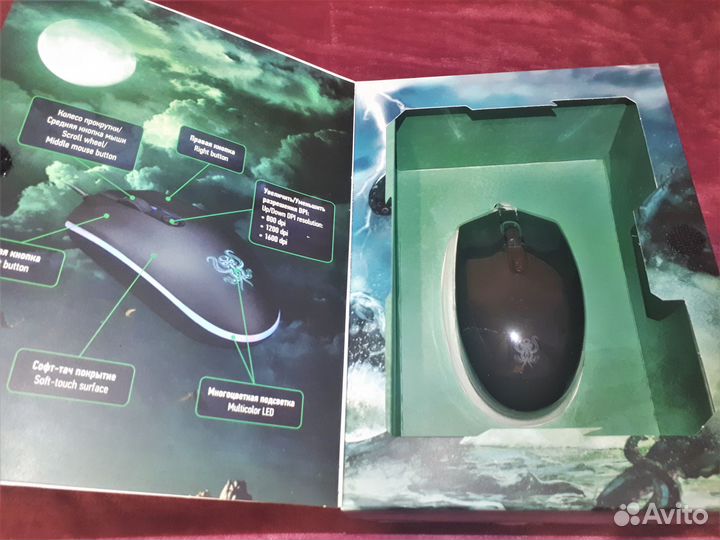 Новая Игровая Мышь Oklick Octa Gaming +Коврик Buro