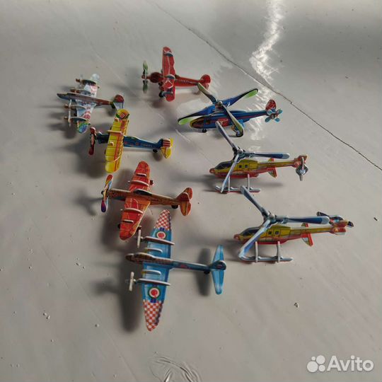 Коллекция моделей авиатехники 8шт