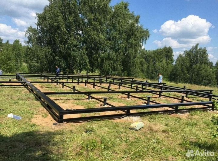 Установка винтовых свай