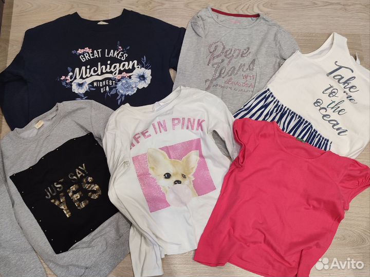 Детские вещи пакетом на девочку 140- 152