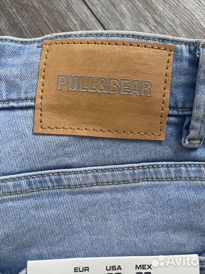 Джинсовые шорты pull bear 44 р