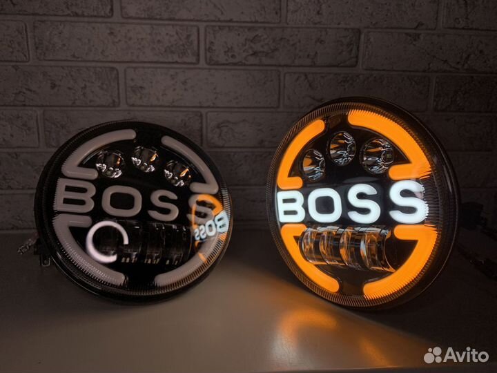 Передние LED фары Нива boss