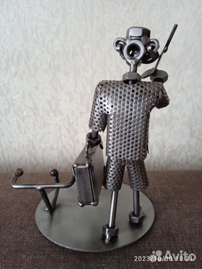 Железная статуэтка банкир. Германия