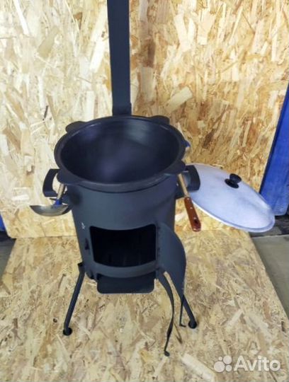 Печь для казана с зольником