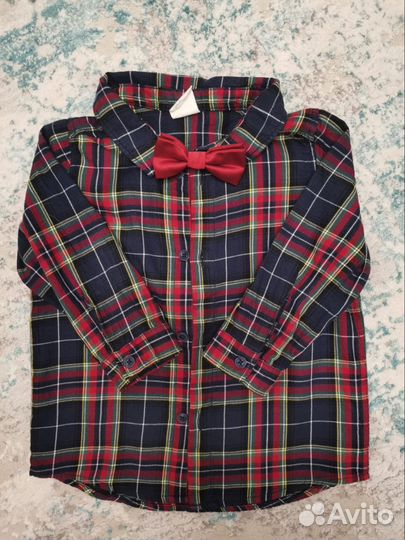 Рубашка для мальчика 80 - 86 размер