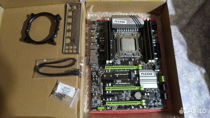 Комплект xeon 2689.материнка.башня куллер и операт