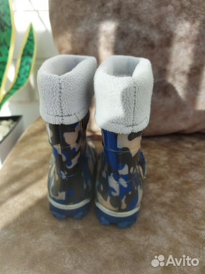 Резиновые сапоги с утеплителем