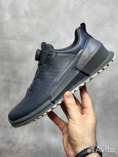 Кроссовки мужские кожаные ecco