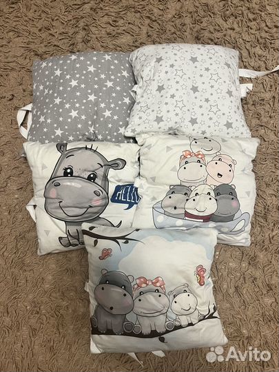 Бортики в детскую кроватку бу