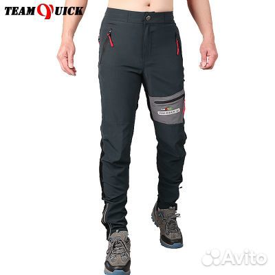 Велосипедные штаны TeamQuick KS-292. черный/серый