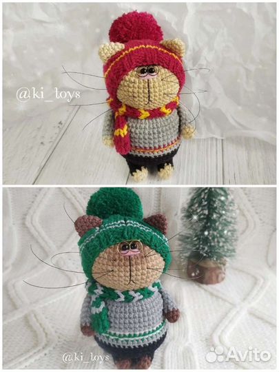 Игрушки и кружки котики