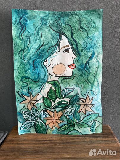 Картины гуашью формат а2