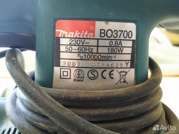 Вибро шлиф машина Makita BO3700 бу