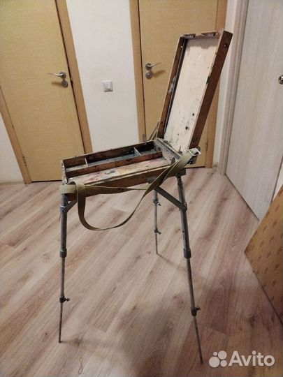 Мольберт этюдник, складной деревянный, б/у