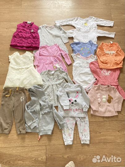 Одежда для девочки пакетом 80