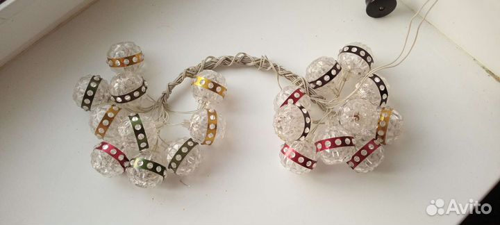 Гирлянды СССР фонарики, снегурочка