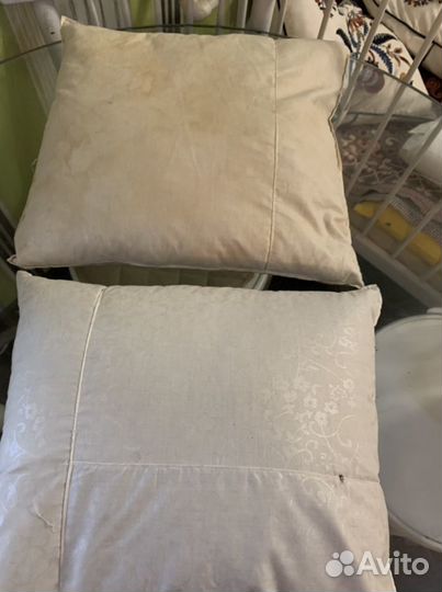 Подушка пуховая бу